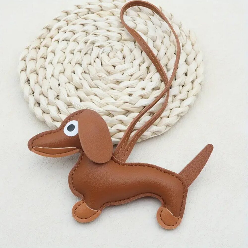 Puffy Large Dachshund Dog Purse and Bag Accessory or Keychain (2025 style)